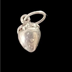 Catbird Sterling Strawberry Charm